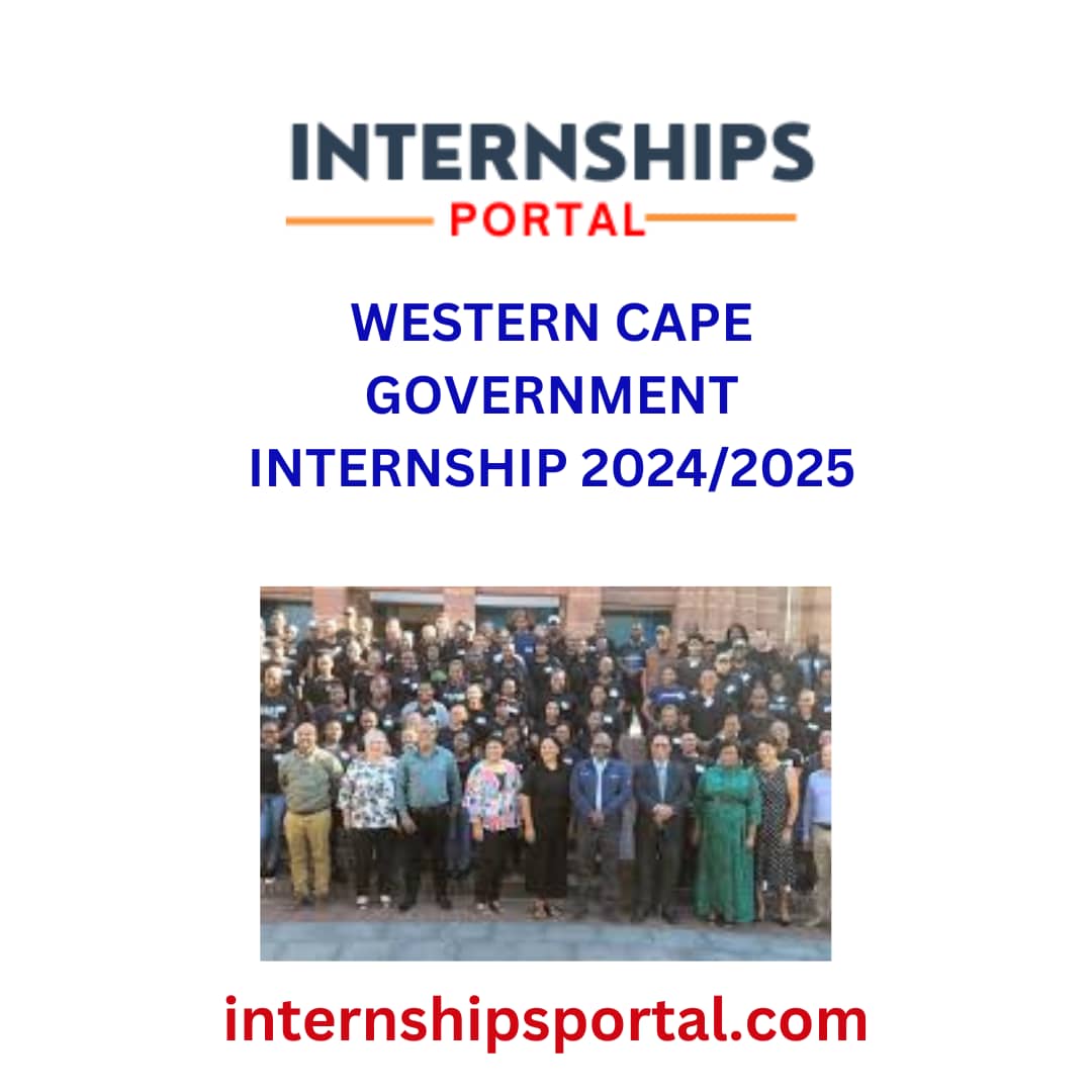 Western Cape Government Internships 2024 / 2025