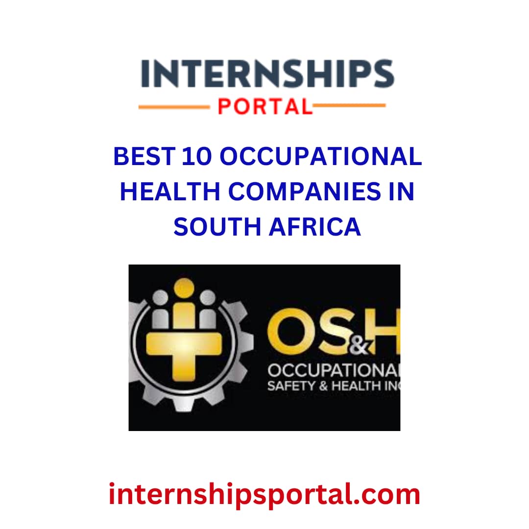 BEST 10 Occupational Health Companies in South Africa
