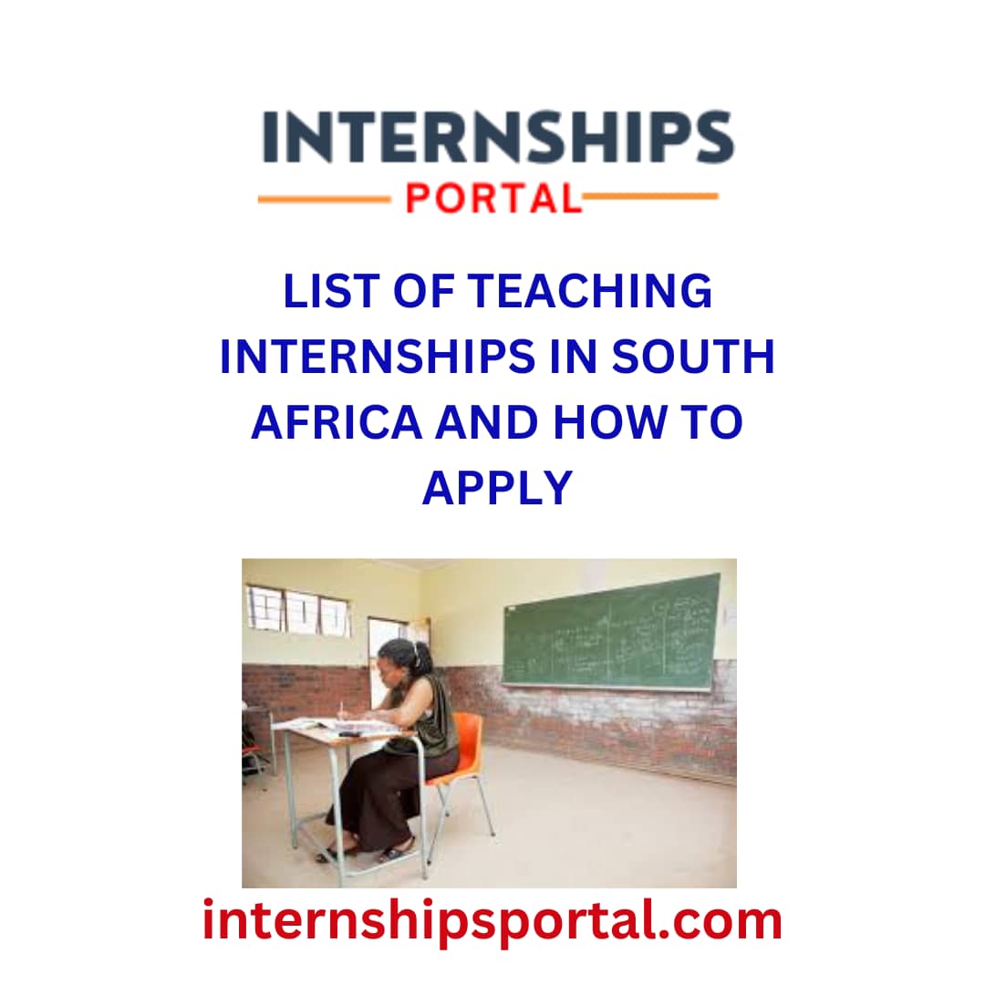 List of Teaching Internships in South Africa and How to Apply
